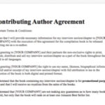Sample Contributor Agreements