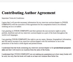 (MAB) Sample Contributor Agreements