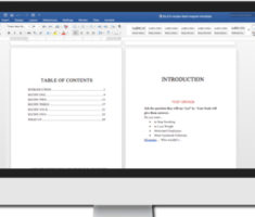 Solo Author Book Interior Word Templates